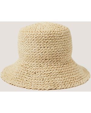 Monsoon Cady Crochet Bucket Hat - Natural
