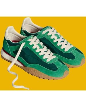 Monsoon Hoff Bridge Mkii Trainers Green - Yellow