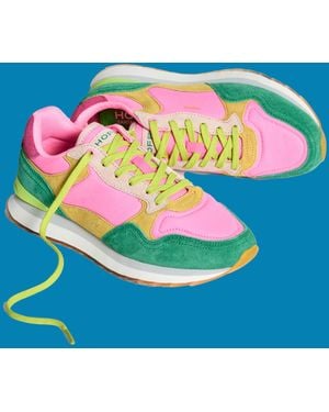Monsoon Hoff Santa Marta Trainers Pink - Blue