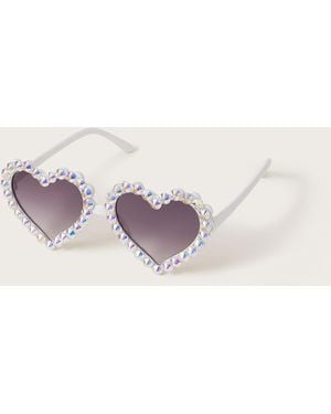 Monsoon Rhinestone Heart Sunglasses - Multicolour