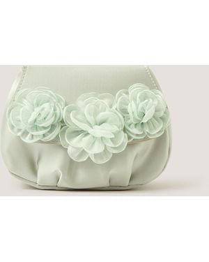 Monsoon Corsage Satin Bag - Green