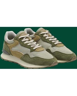 Monsoon Hoff City Suede Trainers Green