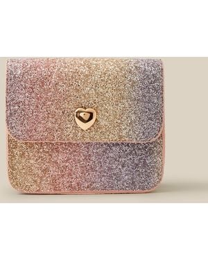 Monsoon Ombré Glitter Crossbody Bag - Natural