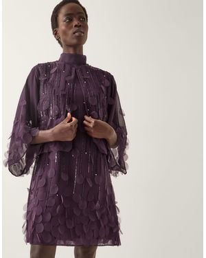 Monsoon Cassidy Sparkle Jacket - Purple