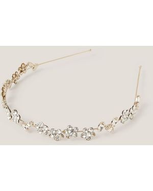 Monsoon Jewel Flower Bridesmaid Headband - Natural