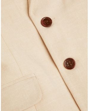 Monsoon Smart Pocket Detail Blazer Natural