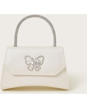 Monsoon Jewel Butterfly Bridesmaid Bag - Natural