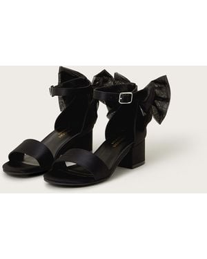 Monsoon Two-part Bow Heels Black