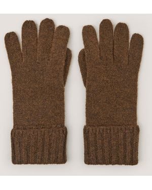 Monsoon Aster Knitted Gloves - Brown