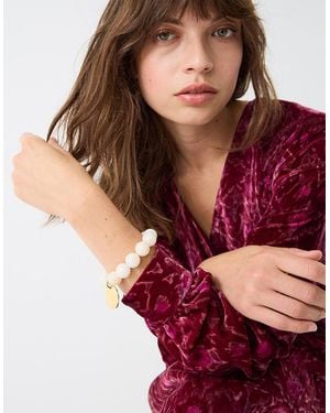 Monsoon East Pearl Marble Bracelet - Red