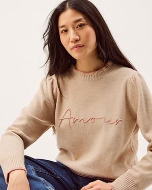 Monsoon Ami Amour Jumper - Natural