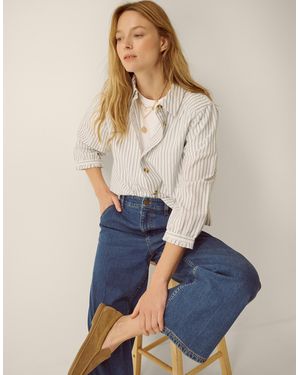 Monsoon Jojo Wide Leg Jeans Blue