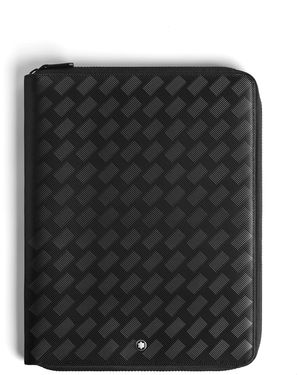 Montblanc Funda para Cuaderno Mediano con Cremallera de Piel Extreme - Negro
