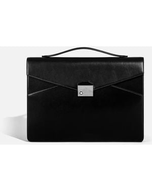 Montblanc Meisterstuck Flat Briefcase - Black