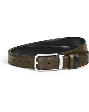 Montblanc Cintura Reversibile 30 mm - Nero