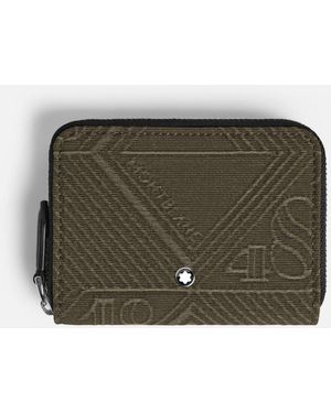 Montblanc Mini Wallet 2cc With Zip - Green