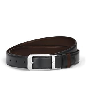 Montblanc Cintura Reversibile 30 mm - Marrone