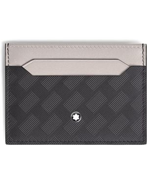 Montblanc Kartenetui 5 cc aus Extreme Leder - Grau