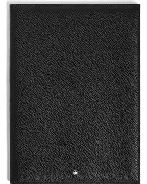Montblanc Portfolio-Halter aus genarbtem Leder - Schwarz
