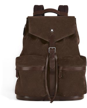 Montblanc Mittelgroßer Rucksack Panorama - Braun
