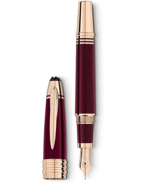 Montblanc Great Characters John F. Kennedy Special Edition Burgundy Füllfederhalter - Rot