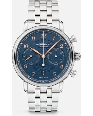 Montblanc Star Legacy Chronograph 42 Mm Edizione Limitata - Blu