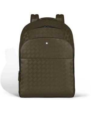 Montblanc Rucksack Groß mit 3 Fächern aus Extreme Leder - Grün