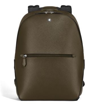 Montblanc Mochila Pequeña de Piel Sartorial - Verde