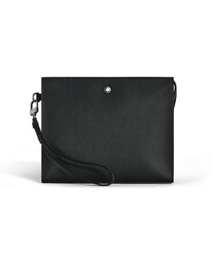 Montblanc Clutch aus Sartorial Leder - Schwarz