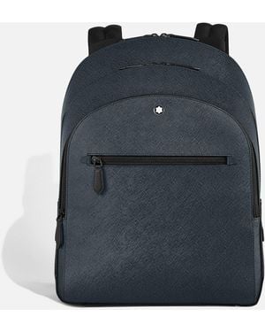 Montblanc Zaino Medio Con 3 Scomparti Sartorial - Blu