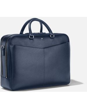 Montblanc Sartorial Dokumententasche Groß - Blau