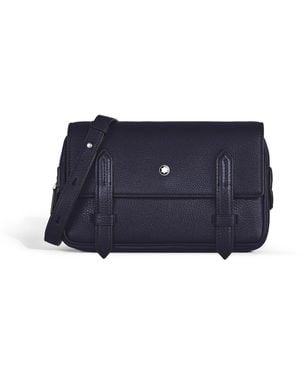 Montblanc Messenger Bag Grain - Blu