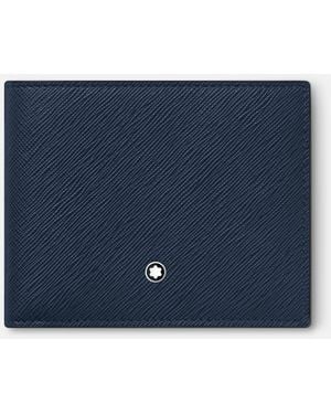 Montblanc Portafoglio 6 Scomparti Sartorial - Blu