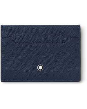 Montblanc Sartorial Kartenetui 5 Cc - Blau