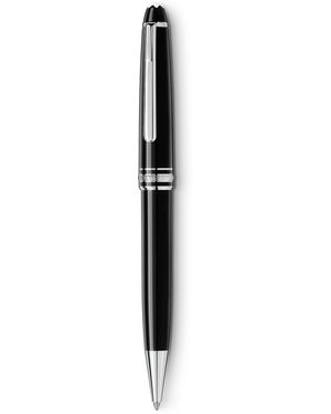 Montblanc Platinumbeschichteter Meisterstück Classique Kugelschreiber - Schwarz