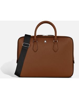 Montblanc Sartorial Dokumententasche Schmal - Braun