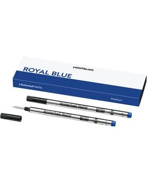 Montblanc 2x Rollerball-Minen - Blau