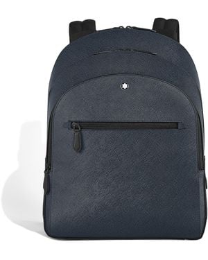 Montblanc Sartorial Rucksack mittelgroß mit 3 Hauptfächern - Blau