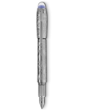 Montblanc Stilografica StarWalker SpaceBlue Metal - Metallizzato
