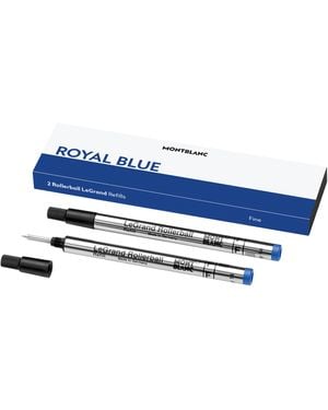Montblanc 2x Rollerball-Minen - Blau