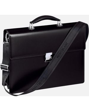 Montblanc Meisterstück Aktentasche Mit 2 Hauptfächern - Schwarz