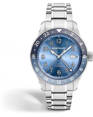 Montblanc 1858 GMT 0 Oxygen - Blau