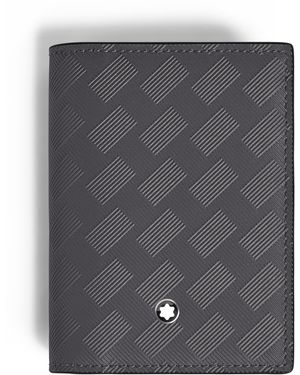 Montblanc Kartenetui 4 cc aus Extreme Leder - Grau
