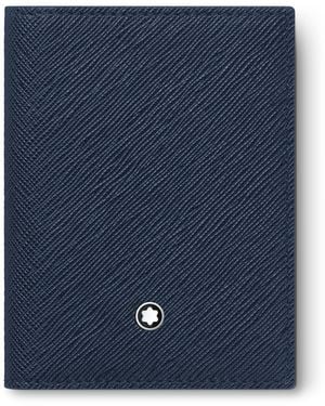 Montblanc Sartorial Kartenetui 4 Cc - Blau