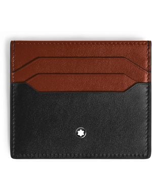Montblanc Kartenetui 6 cc aus Meisterstück Leder - Braun