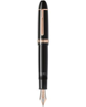 Montblanc Rosevergoldeter Meisterstück 149 Füllfederhalter - Schwarz