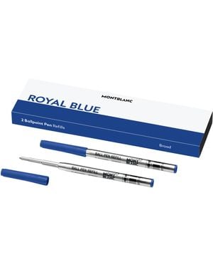 Montblanc 2x Kugelschreiberminen - Blau