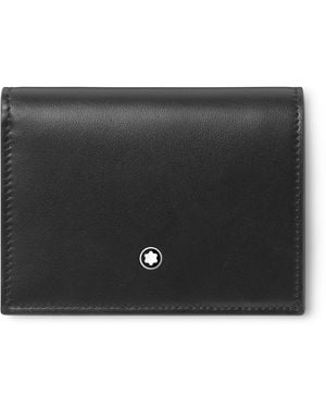 Montblanc Nano Continental-Brieftasche aus Soft Leder - Schwarz