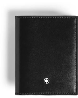 Montblanc Kompakte Brieftasche 6 cc aus Meisterstück Leder - Schwarz