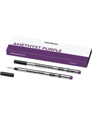 Montblanc 2x Rollerball-Minen - Lila